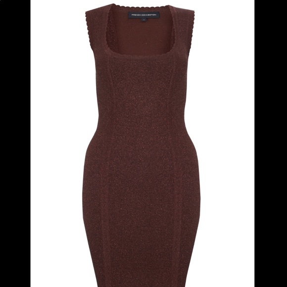 FRENCH CONNECTION Dani Lurex Knits in Bitter Plum - Picture 4 of 8